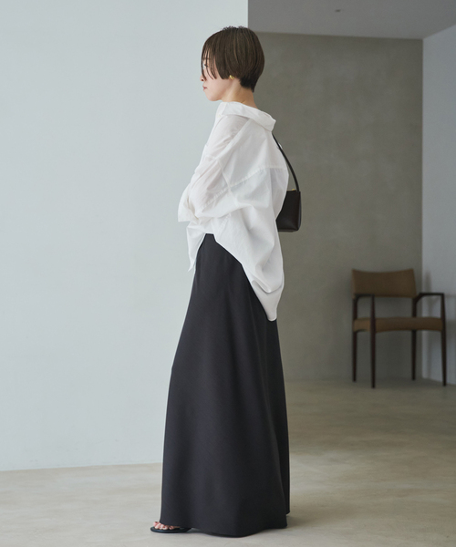 plage(プラージュ)の「《追加》boys washer シャツ 2(シャツ/ブラウス・レディース・サックスブルー/ホワイト/ネイビー/ダークブルー・FREE)」の10枚目の写真