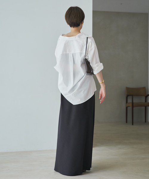 plage(プラージュ)の「《追加》boys washer シャツ 2(シャツ/ブラウス・レディース・サックスブルー/ホワイト/ネイビー/ダークブルー・FREE)」の11枚目の写真