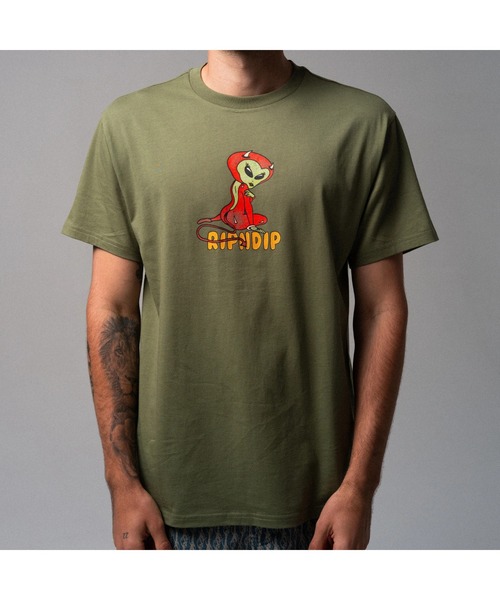 DEVIL ALIEN TEE（Tシャツ/カットソー）｜RIPNDIP（リップンディップ