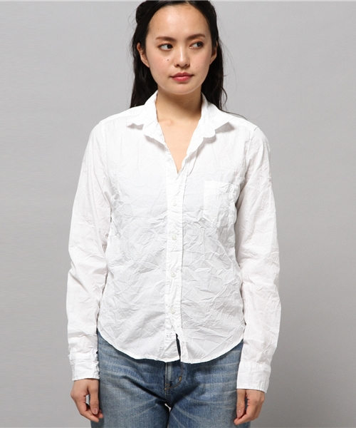 Frank&Eileen(フランクアンドアイリーン)の「Frank&Eileen コットンシャツ(シャツ/ブラウス・レディース・ホワイト・X-SMALL/XX-SMALL)」の10枚目の写真