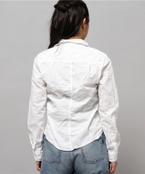 Frank&Eileen(フランクアンドアイリーン)の「Frank&Eileen コットンシャツ(シャツ/ブラウス・レディース・ホワイト・X-SMALL/XX-SMALL)」の4枚目の写真