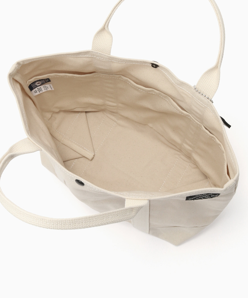 SAVE KHAKI UNITED(セーブカーキユナイテッド)の「PORT CANVAS MAINE ST. DAY TOTE(トートバッグ・メンズ・アイボリー/ネイビー・FREE)」の8枚目の写真