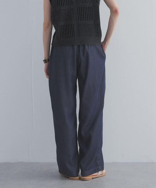 URBAN RESEARCH DOORS(アーバンリサーチドアーズ)の「リヨセルデニムイージーパンツ(デニムパンツ・レディース・ブラック/インディゴブルー・MEDIUM/LARGE)」の16枚目の写真