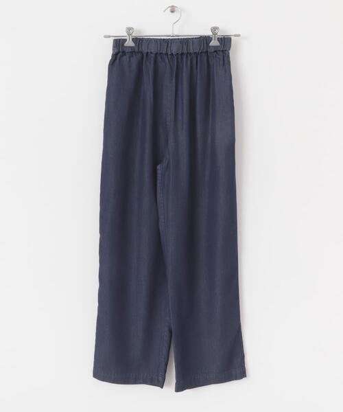 URBAN RESEARCH DOORS(アーバンリサーチドアーズ)の「リヨセルデニムイージーパンツ(デニムパンツ・レディース・ブラック/インディゴブルー・MEDIUM/LARGE)」の8枚目の写真