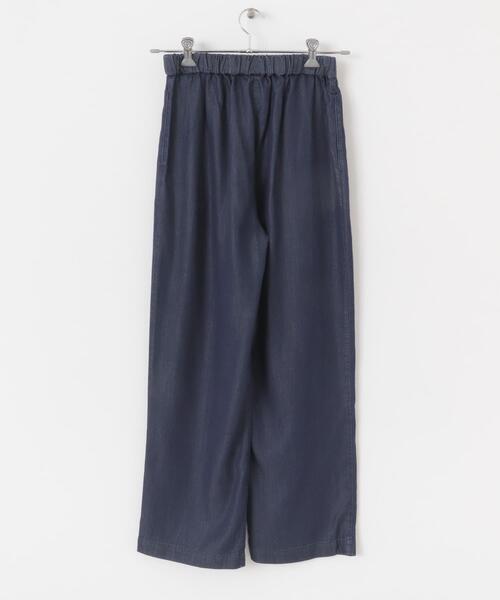 URBAN RESEARCH DOORS(アーバンリサーチドアーズ)の「リヨセルデニムイージーパンツ(デニムパンツ・レディース・ブラック/インディゴブルー・MEDIUM/LARGE)」の6枚目の写真