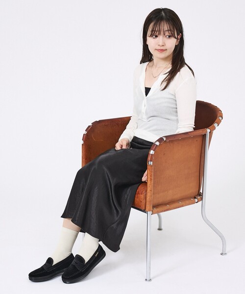 ALBEROLA（アルベローラ）の「【ALBEROLA / アルベローラ】ベルベットローファー/シューズ（ローファー・レディース・ブラック/ブラウン・24/23/22/25）」の11枚目の写真