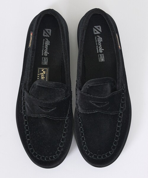 ALBEROLA（アルベローラ）の「【ALBEROLA / アルベローラ】ベルベットローファー/シューズ（ローファー・レディース・ブラック/ブラウン・24/23/22/25）」の4枚目の写真