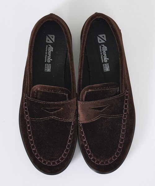 ALBEROLA（アルベローラ）の「【ALBEROLA / アルベローラ】ベルベットローファー/シューズ（ローファー・レディース・ブラック/ブラウン・24/23/22/25）」の8枚目の写真
