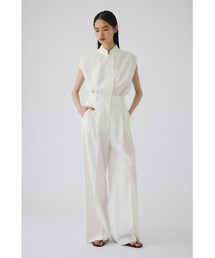 RIM.ARK（リムアーク）の「Linen mix slacks(リネンミックススラックス)（スラックス）」