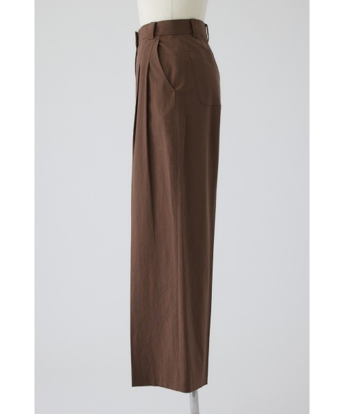 RIM.ARK（リムアーク）の「Linen mix slacks(リネンミックススラックス)（スラックス・レディース・ブラウン/ブラック/ホワイト・36/38）」の22枚目の写真
