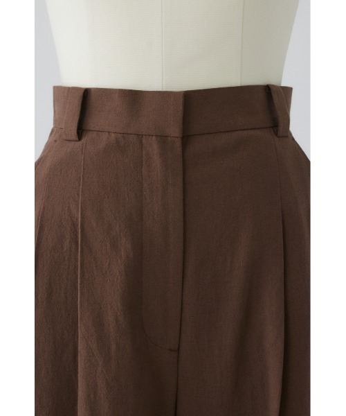 RIM.ARK（リムアーク）の「Linen mix slacks(リネンミックススラックス)（スラックス・レディース・ブラウン/ブラック/ホワイト・36/38）」の20枚目の写真