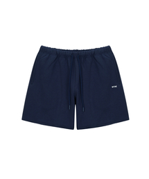 MTTIRE（マティレ）の「BASIC LOGO SHORT SWEAT PANTS / NAVY（その他パンツ）」