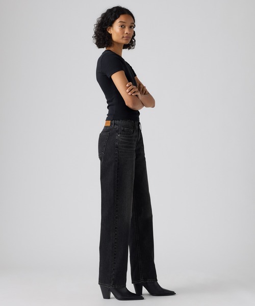 Levi's(リーバイス)の「Levi's/リーバイス LOW STRAIGHT ジーンズ(デニムパンツ・レディース・ブラック・23inch/24inch/25inch/26inch/27inch/28inch)」の3枚目の写真