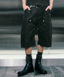 BASICKS×duck double knee curve leg shorts