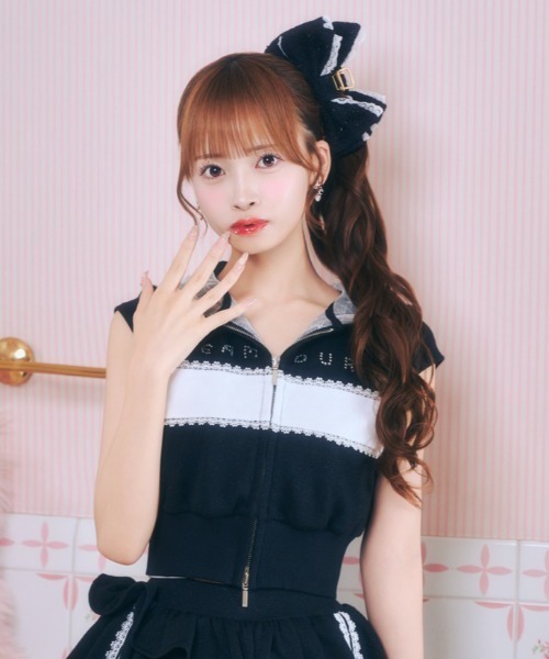 ReAmour（リアムール）の「ツイードレースリボンクリップ（バレッタ/ヘアクリップ・レディース・ブルー/ピンク/ホワイト/ブラック・FREE）」の20枚目の写真