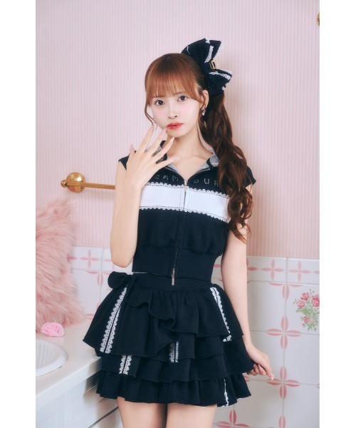 ReAmour（リアムール）の「ツイードレースリボンクリップ（バレッタ/ヘアクリップ・レディース・ブルー/ピンク/ホワイト/ブラック・FREE）」の21枚目の写真