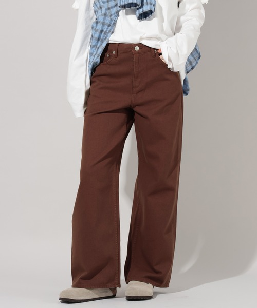 GEORGE'S（ジョージズ）の「セミワイドデニム（デニムパンツ・レディース・ブラウン/ブルー/ベージュ・MEDIUM/LARGE）」の14枚目の写真
