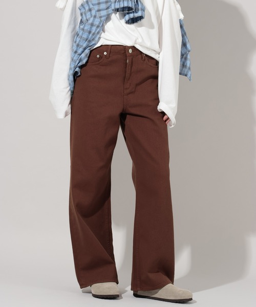 GEORGE'S（ジョージズ）の「セミワイドデニム（デニムパンツ・レディース・ブラウン/ブルー/ベージュ・MEDIUM/LARGE）」の15枚目の写真