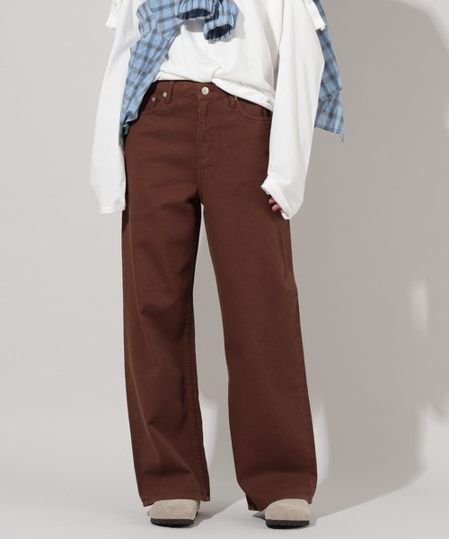 GEORGE'S（ジョージズ）の「セミワイドデニム（デニムパンツ・レディース・ブラウン/ブルー/ベージュ・MEDIUM/LARGE）」の10枚目の写真