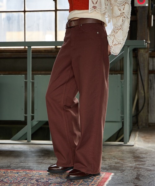 GEORGE'S（ジョージズ）の「セミワイドデニム（デニムパンツ・レディース・ブラウン/ブルー/ベージュ・MEDIUM/LARGE）」の11枚目の写真