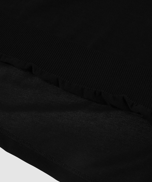 COMME des GARCONS HOMME(コム デ ギャルソン・オム)の「KNIT EXCHANGE T-SHIRT(Tシャツ/カットソー・メンズ・ブラック/ネイビー・M/L/XL/S)」の6枚目の写真