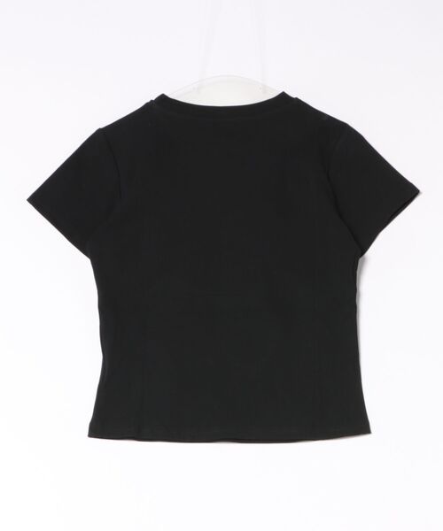 Alvia(アルビア)の「Y2K グラフィックTシャツ レディース 半袖 コンパクトT 韓国ファッション ストリート フェアリーグランジ 平成ギャル(Tシャツ/カットソー・レディース・ブラック・M)」の7枚目の写真