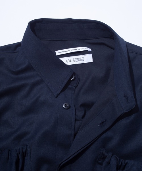 F/CE. (エフシーイー)の「F/CE. TECH TRANSFORM SHIRT / エフシーイー テック トランスフォーム シャツ(シャツ/ブラウス・レディース・ネイビー/ブラック/ストライプ・SMALL)」の9枚目の写真