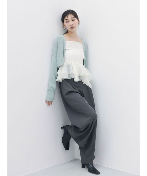 LAGUNAMOON(ラグナムーン)の「バイカラーベルトパンツ 【オフィスカジュアル】(その他パンツ・レディース・ブラウン・MEDIUM/SMALL)」の11枚目の写真