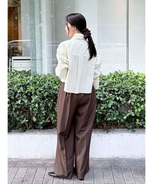 LAGUNAMOON(ラグナムーン)の「バイカラーベルトパンツ 【オフィスカジュアル】(その他パンツ・レディース・ブラウン・MEDIUM/SMALL)」の20枚目の写真