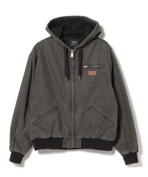 BEAMS HEART(ビームスハート)の「GMS コットンダック ワーク パーカー 中綿 ブルゾン(ブルゾン・メンズ・ブラック/ブラウン・SMALL/MEDIUM/LARGE)」の7枚目の写真