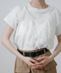 【SG】フリル レース Tシャツ 半袖
