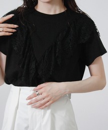 【SG】フリル レース Tシャツ 半袖