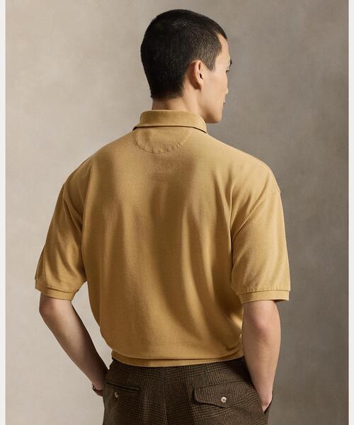 POLO RALPH LAUREN(ポロ ラルフ ローレン)の「リラックス フィット メッシュ ポロシャツ(ポロシャツ・メンズ・ブラウン系5・M/S/L)」の4枚目の写真