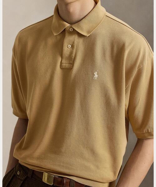 POLO RALPH LAUREN(ポロ ラルフ ローレン)の「リラックス フィット メッシュ ポロシャツ(ポロシャツ・メンズ・ブラウン系5・M/S/L)」の5枚目の写真