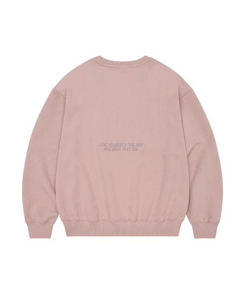 LMR(エルエムアール)の「アプリケフローラルロゴスウェット PINK(スウェット・レディース・PINK・SMALL/MEDIUM)」の3枚目の写真