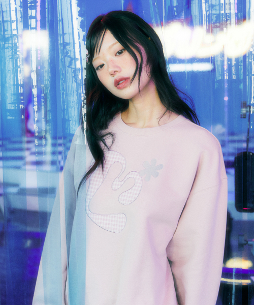 LMR(エルエムアール)の「アプリケフローラルロゴスウェット PINK(スウェット・レディース・PINK・SMALL/MEDIUM)」の8枚目の写真