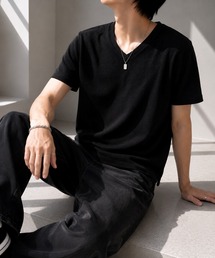 【Bls】 【ZM】【Bling Leads】サーマルワッフル V/N TEE(BL)