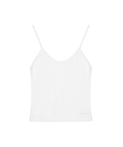 NICK&NICOLE(ニックアンドニコール)の「RIB CAMISOLE TOP_IVORY(Tシャツ/カットソー・レディース・その他・FREE)」の1枚目の写真