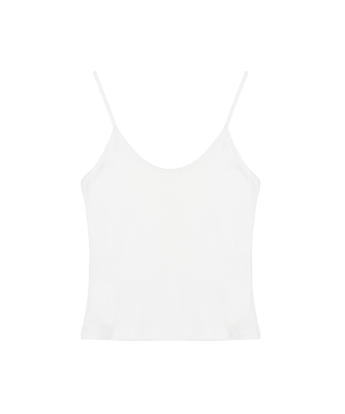 NICK&NICOLE(ニックアンドニコール)の「RIB CAMISOLE TOP_IVORY(Tシャツ/カットソー・レディース・その他・FREE)」の2枚目の写真