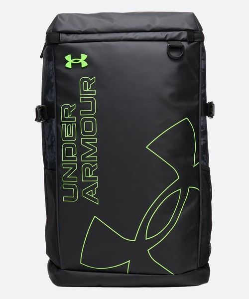UNDER ARMOUR(アンダーアーマー)の「UAターポリン バックパック 40リットル 3.0(トレーニング/メンズ/レディース)(バックパック/リュック・レディース・ブラック系その他・ONESIZE)」の1枚目の写真