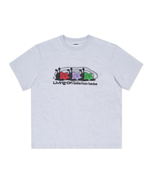 LORES（ロアス）の「Snail Trio Tee - Grey（Tシャツ/カットソー）」