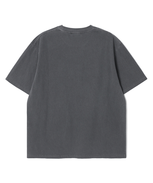 ADHOC(アドホック)の「メンズ ピグメントアートワークTシャツ (CH-GREY) (HC6ST45)(Tシャツ/カットソー・メンズ・その他・100/95/105)」の2枚目の写真