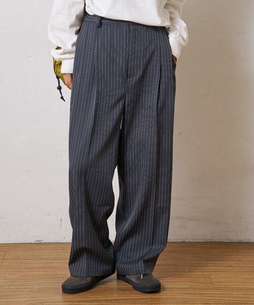 CIAOPANIC TYPY(チャオパニックティピー)の「【UNISEX】センタープレスツイルスラックス(その他パンツ・メンズ・グレー/ブラック/ブラウン・LARGE/MEDIUM)」の2枚目の写真
