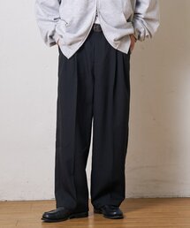 【UNISEX】センタープレスツイルスラックス