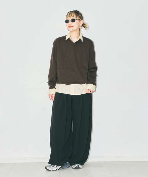 CITYSHOP（シティーショップ）の「VOLUME SWEAT パンツ（その他パンツ・レディース・グレー/ブラック/ベージュ・36/38）」の5枚目の写真