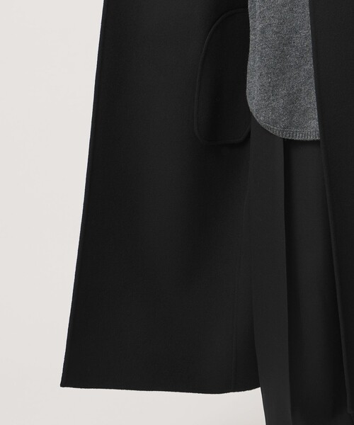 MARW UNITED ARROWS(マルゥ ユナイテッドアローズ)の「<MARW UNITED ARROWS>スタンドカラー リバー ロングコート(その他アウター・レディース・ブラック/ダークグレー・38/36)」の12枚目の写真