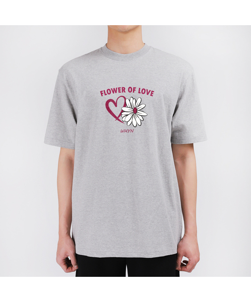 WHYN(ワイエヌ)の「オブラブ 半袖Tシャツ F03BRD_WBX10968(Tシャツ/カットソー・メンズ・ブラック/ホワイト/ブルー/グレー系その他・S/L/XL/M)」の1枚目の写真