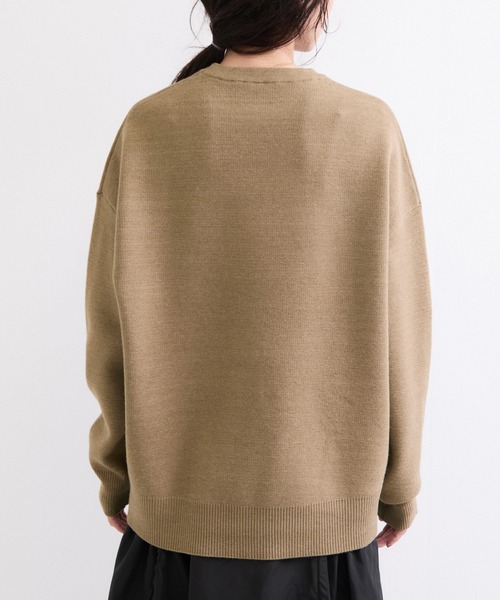 le cercle ADAM ET ROPE'（ルセルクルアダムエロペ）の「ロゴニット（ニット/セーター・レディース・グリーン/グレー/ベージュ系その他・FREE）」の16枚目の写真