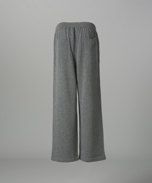 MAISON SPECIAL(メゾンスペシャル)の「《UNISEX》シャイニーストライプへリンボーンプライムワイドニットパンツ/Shiny Stripe Herringbone Prime-Wide Knit Pants【MAISON SPECIAL/メゾンスペシャル】■セットアップ対応■(その他パンツ・メンズ・チャコールグレー/ブラック・0/1/2)」の6枚目の写真
