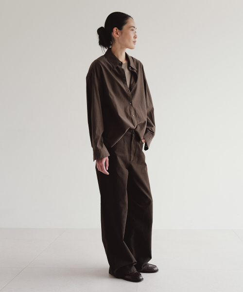 BLANKROOM HER(ブランクルームウーマン)の「コテージデル パンツ_DEEP BROWN(その他パンツ・レディース・その他・0/1/2)」の3枚目の写真